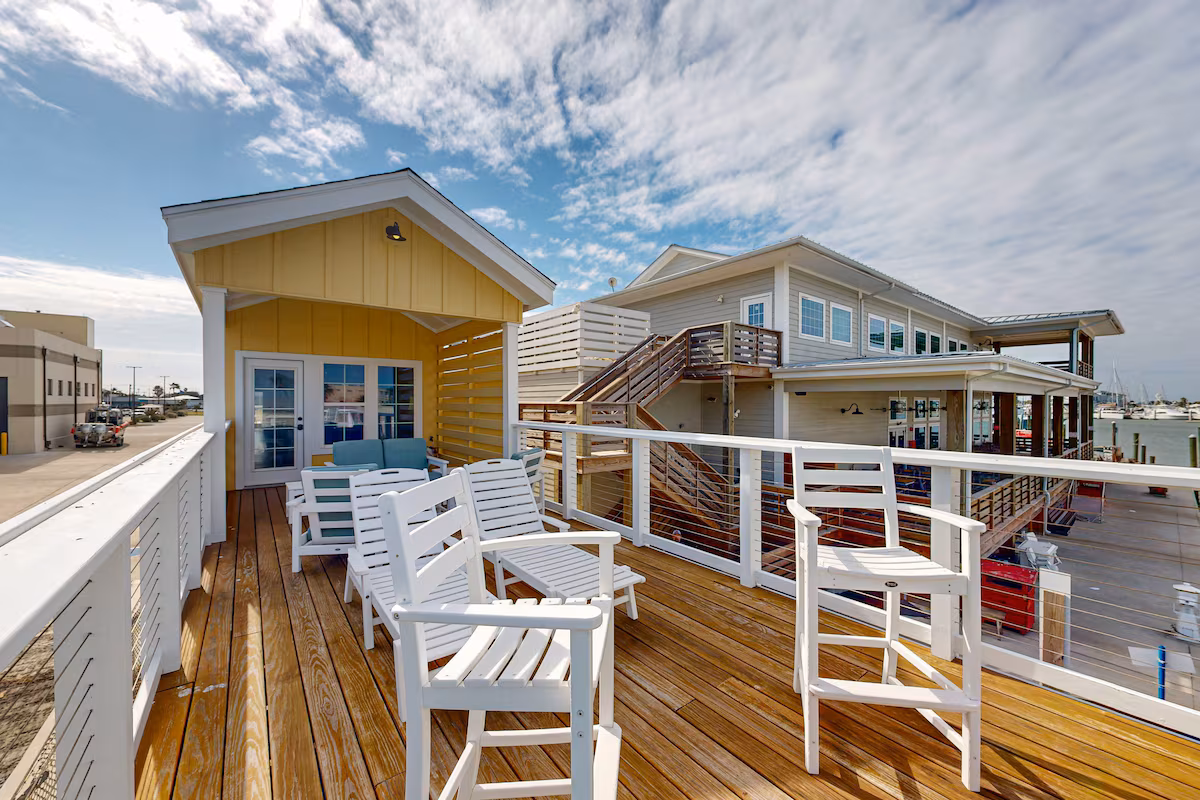 Port Aransas Waterfront 1.5BR Boat House Rental with Private Boat Slip | Port Aransas Explorer
